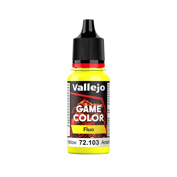 Vallejo Game Color: Fluorescent Yellow (72.103) - New Formula