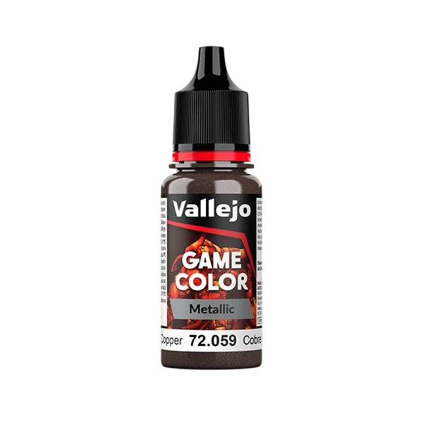 Vallejo Game Color: Hammered Copper (Metallic) (72.059) - New Formula