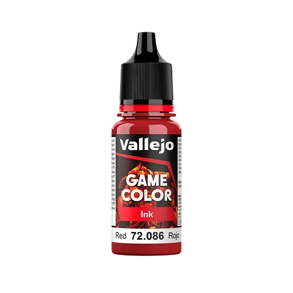 Vallejo Game Color Ink: Red (72.086) - New Formula
