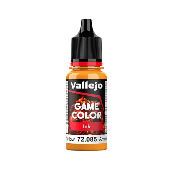 Vallejo Game Color Ink: Yellow (72.085) - New Formula