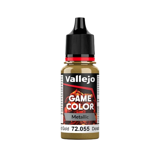 Vallejo Game Color: Polished Gold (Metallic) (72.055) - New Formula