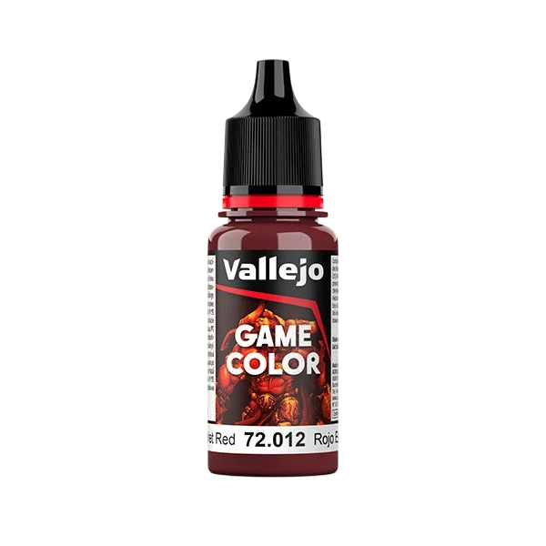 Vallejo Game Color: Scarlet Red (72.012) - New Formula