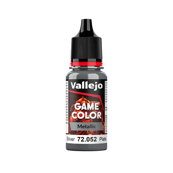 Vallejo Game Color: Silver (Metallic) (72.052) - New Formula