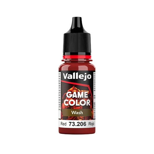 Vallejo Game Color Wash: Red (73.206) - New Formula