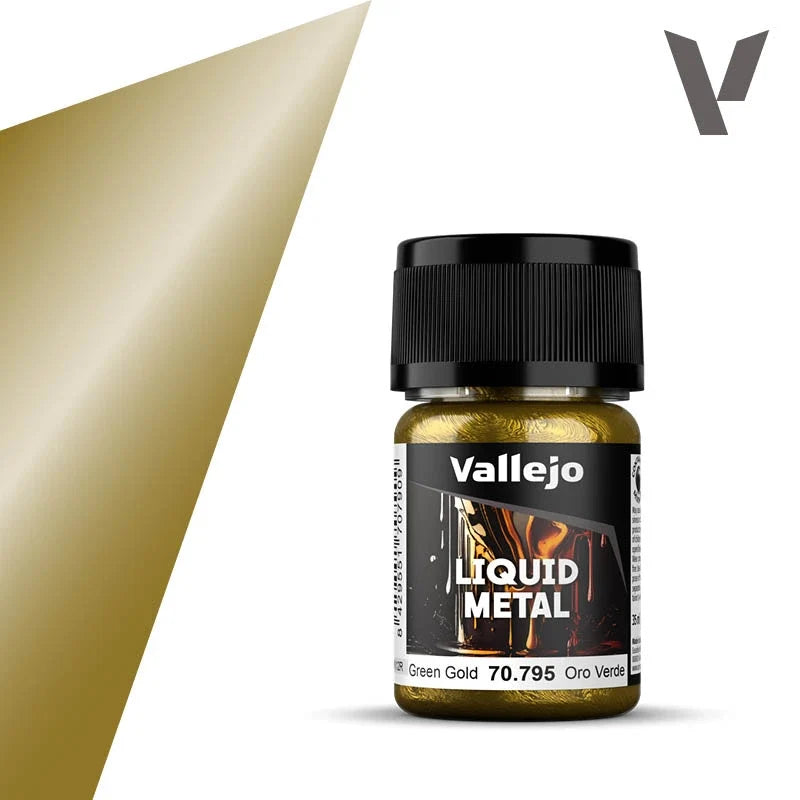 Vallejo Liquid Metal: Green Gold (70.795)