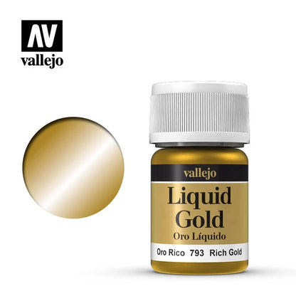 Vallejo Liquid Metal: Rich Gold (70.793) - 35ml