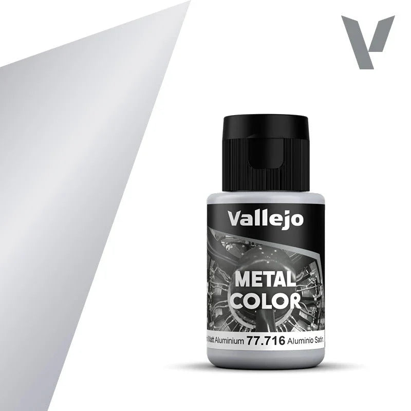 Vallejo Metal Color: Semi Matt Aluminium (77.716)