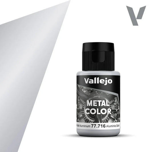 Vallejo Metal Color: Semi Matt Aluminium (77.716)