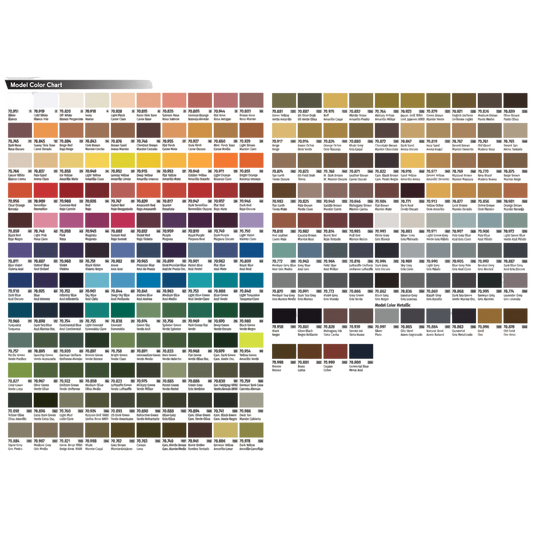 Vallejo Model Color - EZ-Buy Bundle (all 204 Model Color paints in new formula) (New in Box)