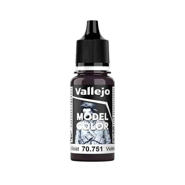 Vallejo Model Color: Black Violet (70.751) - New Formula (New in Box)
