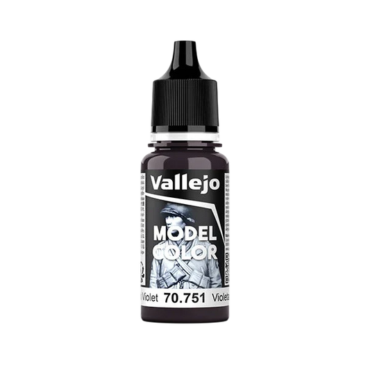 Vallejo Model Color: Black Violet (70.751) - New Formula (New in Box)