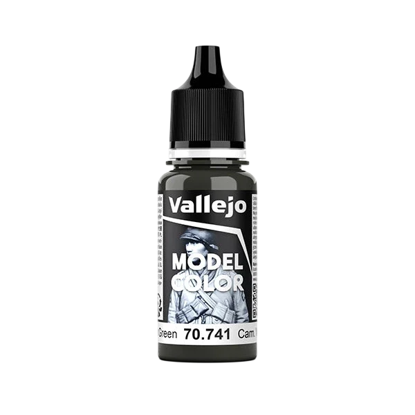 Vallejo Model Color: Camouflage Black Green (70.741) - New Formula (New in Box)