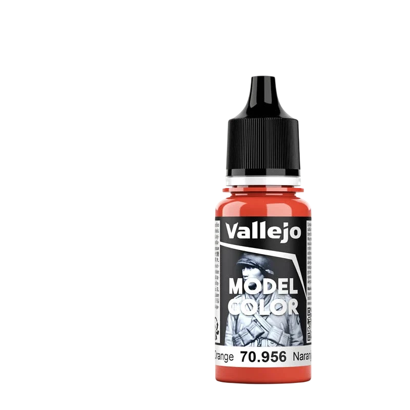 Vallejo Model Color: Clear Orange (70.956) - New Formula (New in Box)
