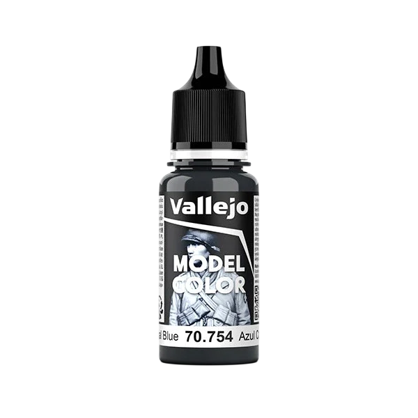 Vallejo Model Color: Continental Blue (70.754) - New Formula (New in Box)