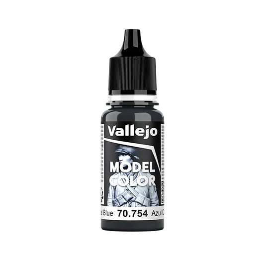 Vallejo Model Color: Continental Blue (70.754) - New Formula (New in Box)