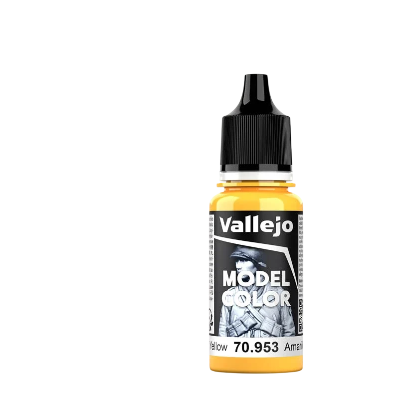 Vallejo Model Color: Flat Yellow (70.953) - New Formula