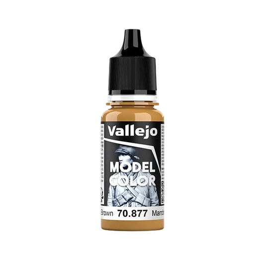 Vallejo Model Color: Gold Brown (70.877) - New Formula (New in Box)