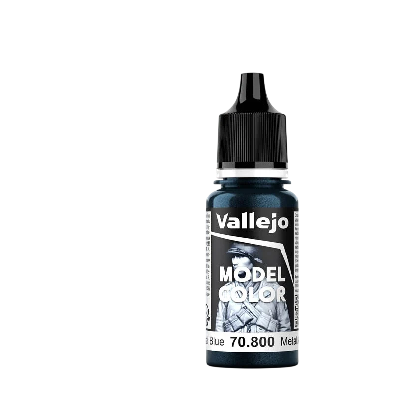 Vallejo Model Color: Gunmetal Blue (Metallic) (70.800) - New Formula