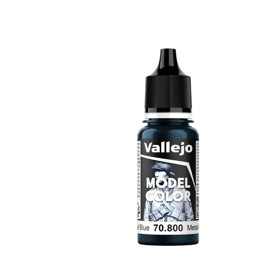 Vallejo Model Color: Gunmetal Blue (Metallic) (70.800) - New Formula