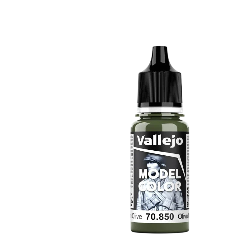 Vallejo Model Color: Medium Olive (70.850) - New Formula (New in Box)