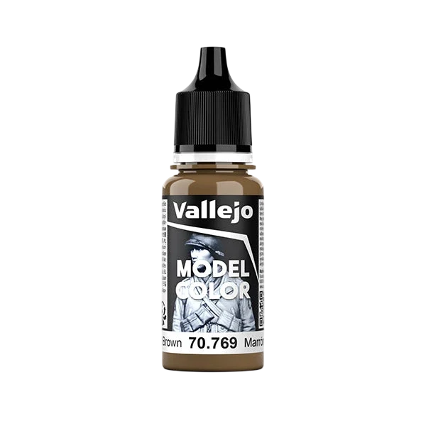 Vallejo Model Color: Mustard Brown (70.769) - New Formula