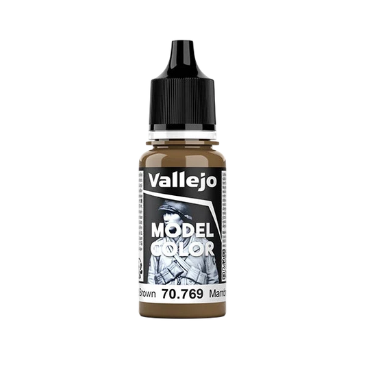 Vallejo Model Color: Mustard Brown (70.769) - New Formula