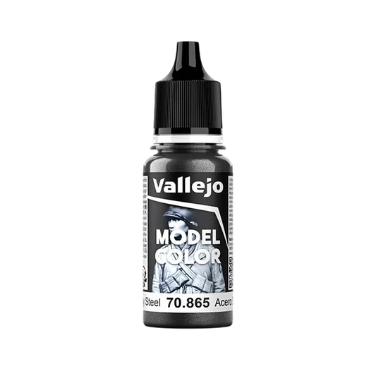 Vallejo Model Color: Oily Steel (Metallic) (70.865) - New Formula