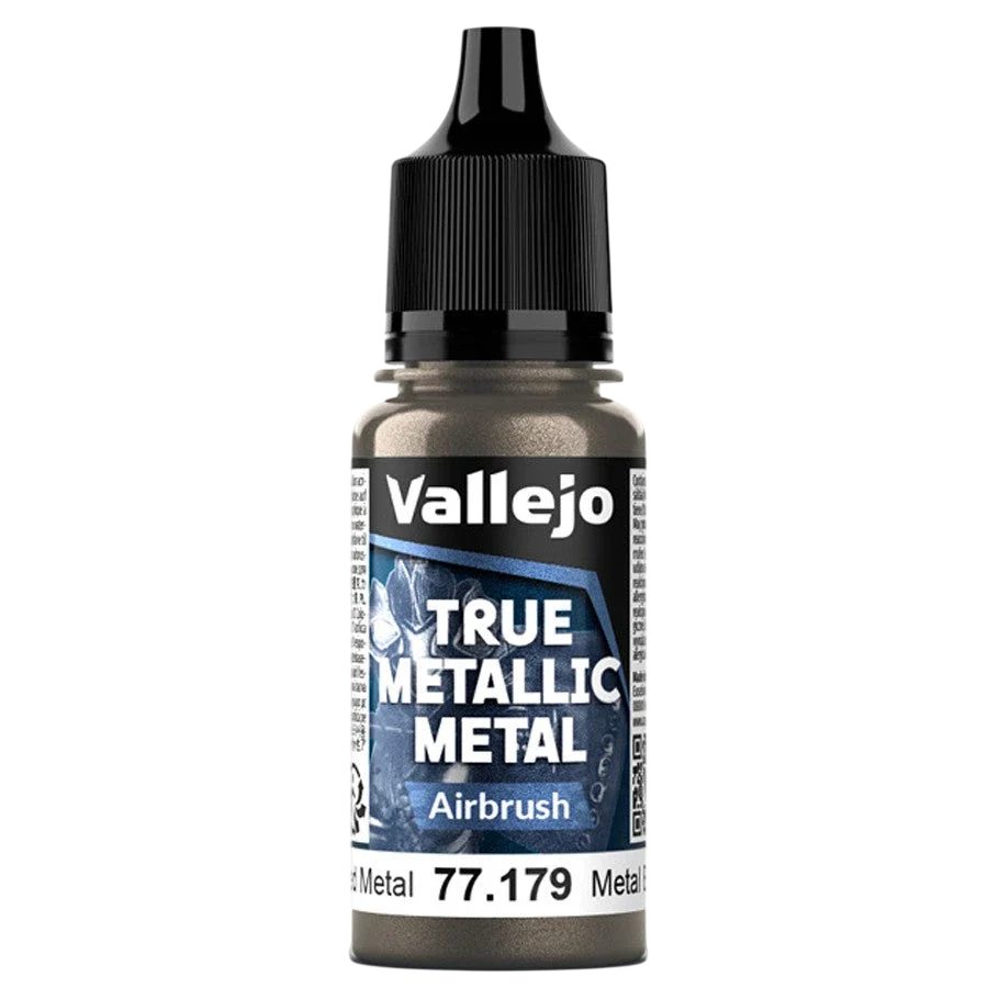 Vallejo True Metallic Metal: AIRBRUSH - Aged Metal (77.179)
