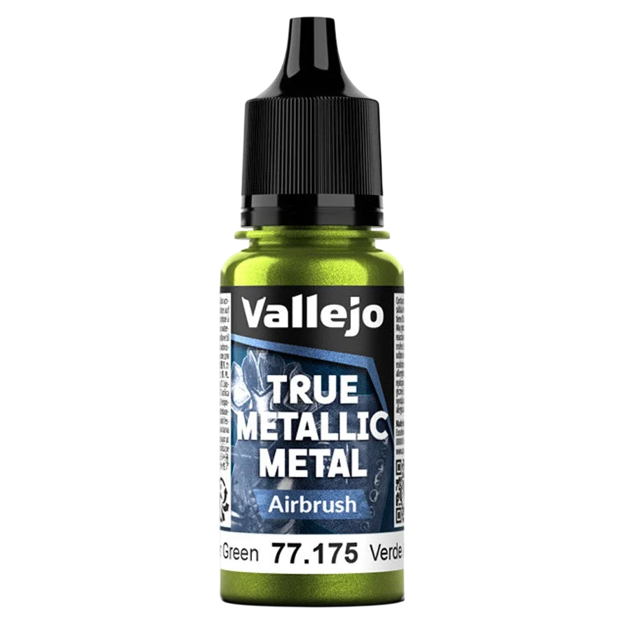 Vallejo True Metallic Metal: AIRBRUSH - Amber Green (77.175)