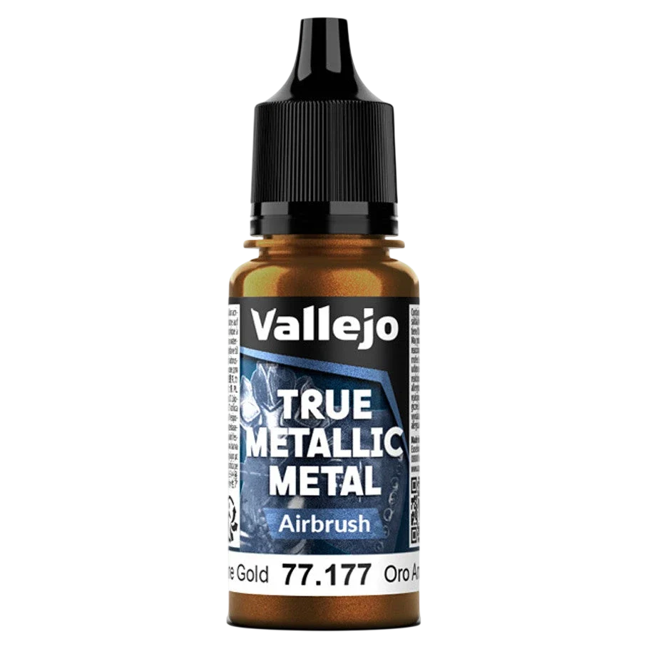 Vallejo True Metallic Metal: AIRBRUSH - Arcane Gold (77.177)