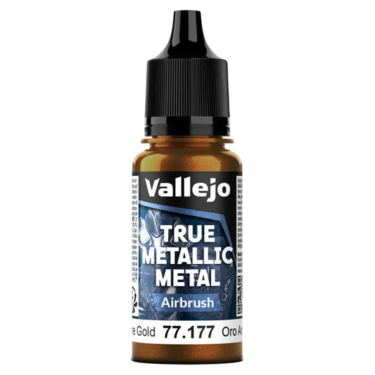 Vallejo True Metallic Metal: AIRBRUSH - Arcane Gold (77.177)