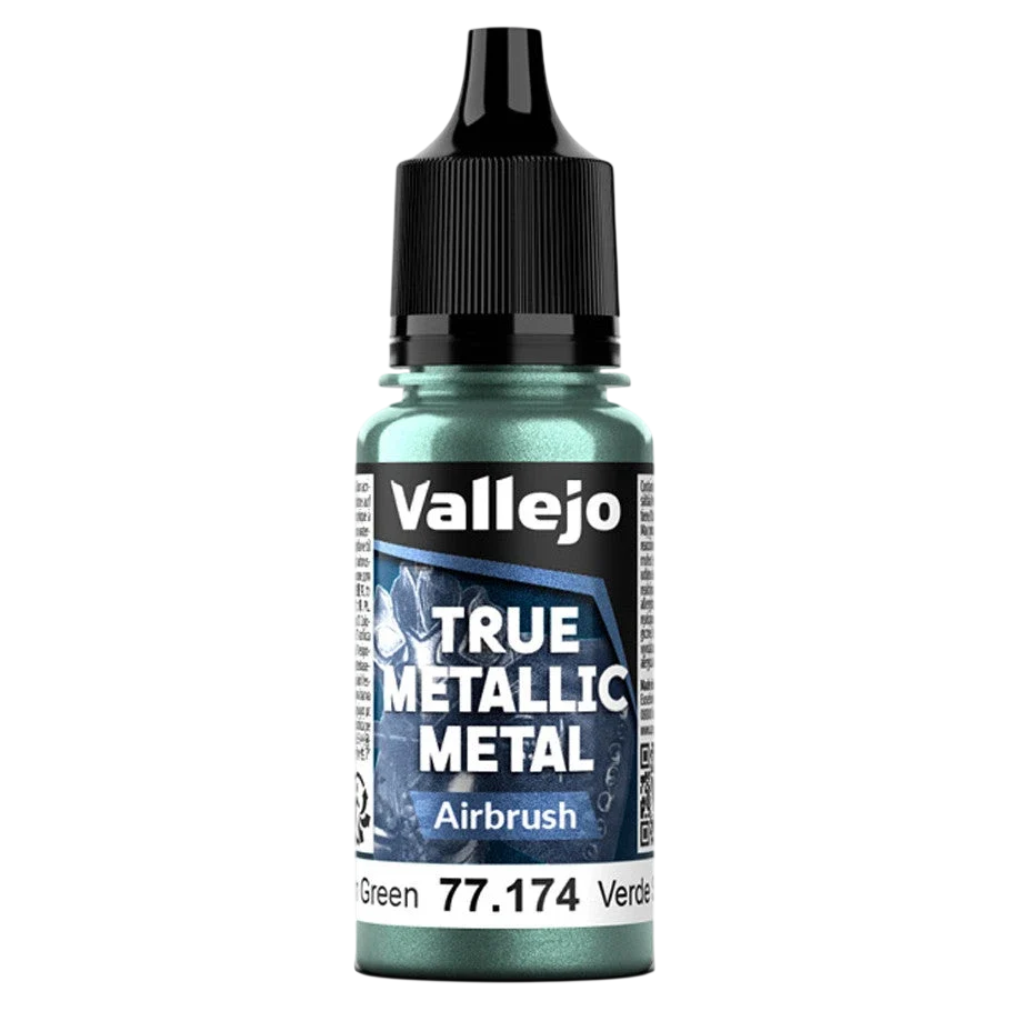 Vallejo True Metallic Metal: AIRBRUSH - Dusken Green (77.174)