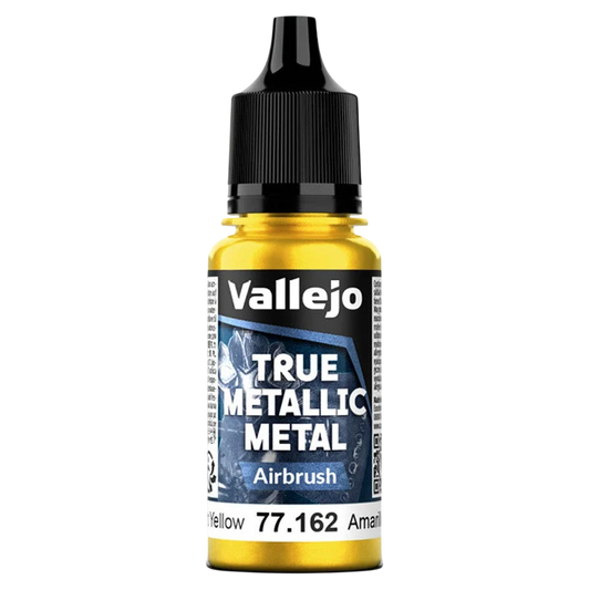 Vallejo True Metallic Metal: AIRBRUSH - Radiant Yellow (77.162)