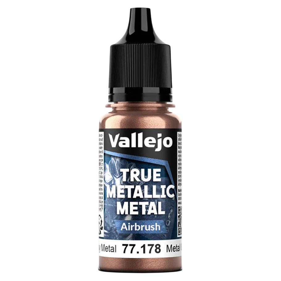 Vallejo True Metallic Metal: AIRBRUSH - Rusty Metal (77.178)