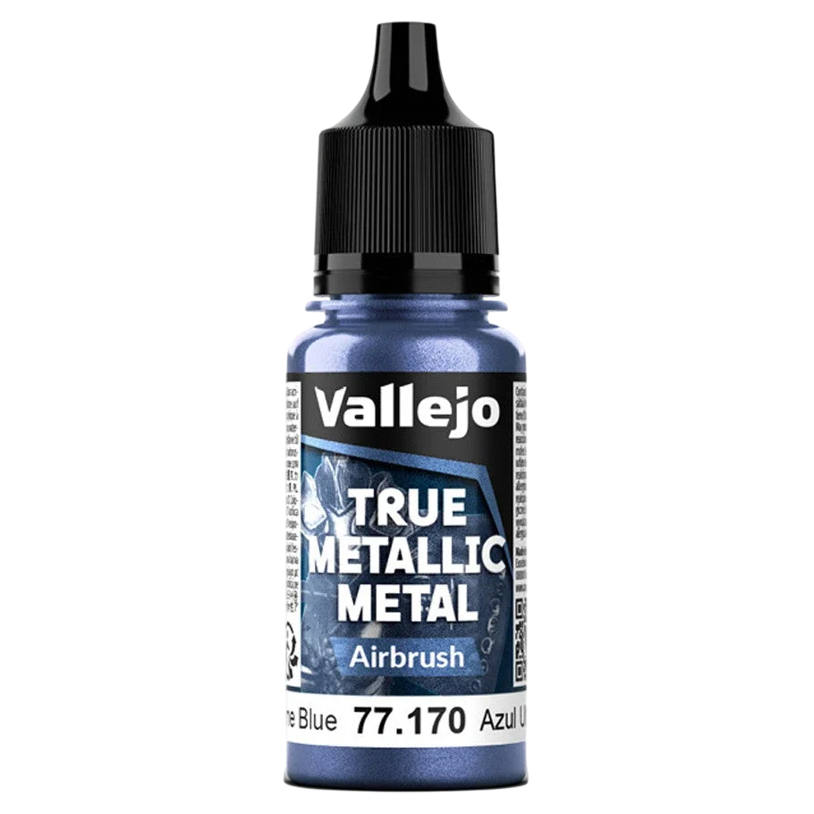 Vallejo True Metallic Metal: AIRBRUSH - Ultramarine Blue (77.170)