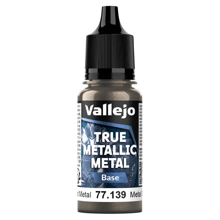 Vallejo True Metallic Metal: BASE - Aged Metal (77.139)