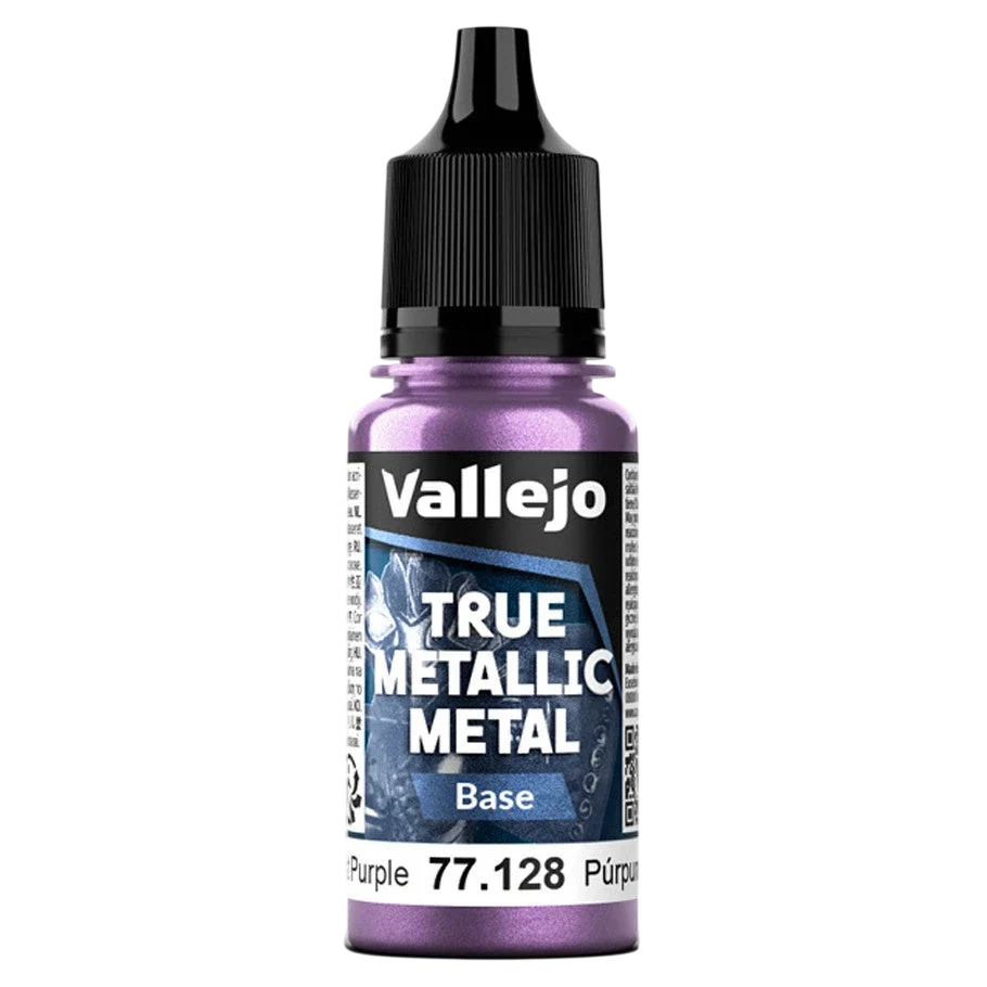 Vallejo True Metallic Metal: BASE - Amethyst Purple (77.128) (New in Box)