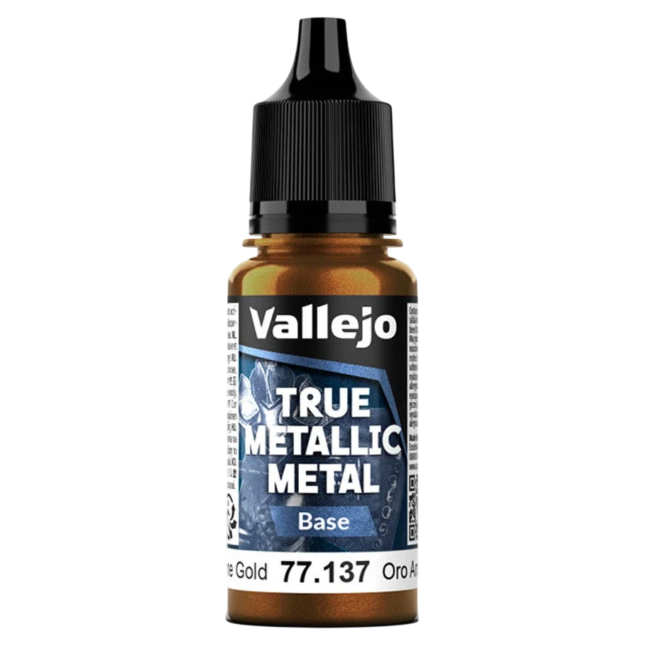 Vallejo True Metallic Metal: BASE - Arcane Gold (77.137)