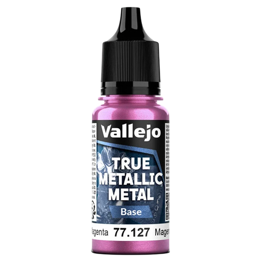 Vallejo True Metallic Metal: BASE - Crimson Magenta (77.127) (New in Box)