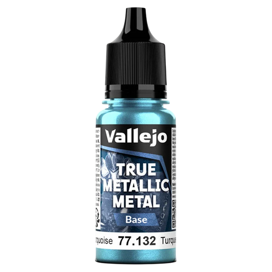 Vallejo True Metallic Metal: BASE - Hydra Turquoise (77.132) (New in Box)