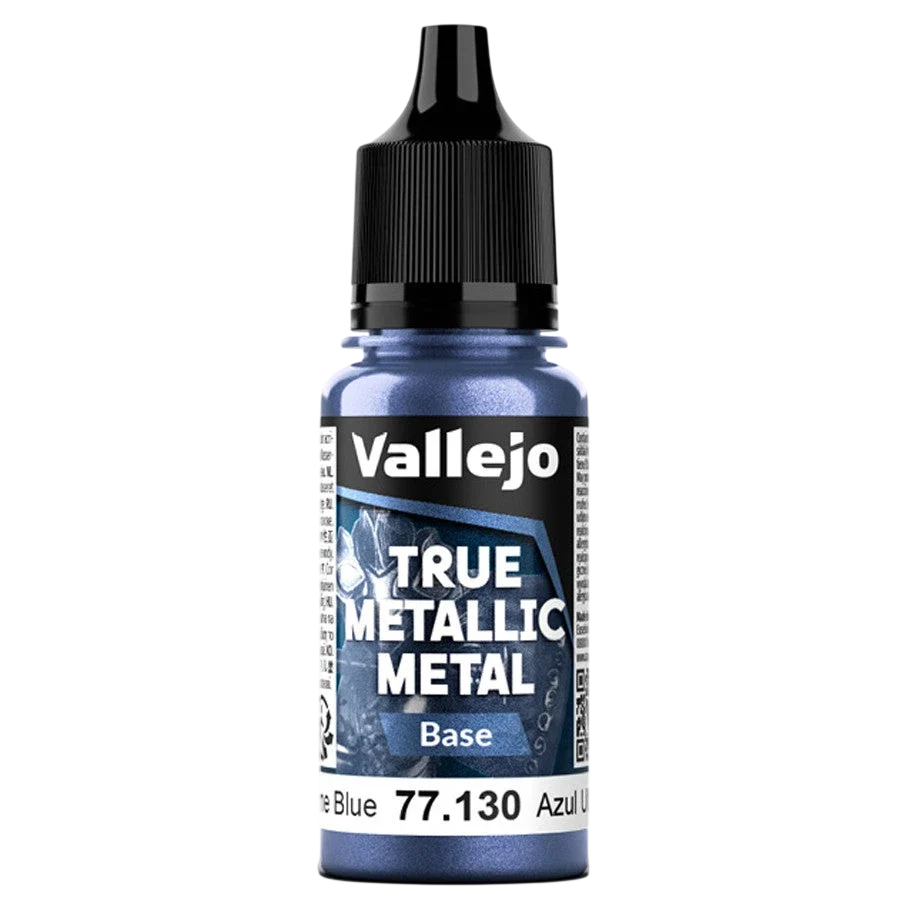 Vallejo True Metallic Metal: BASE - Ultramarine Blue (77.130) (New in Box)
