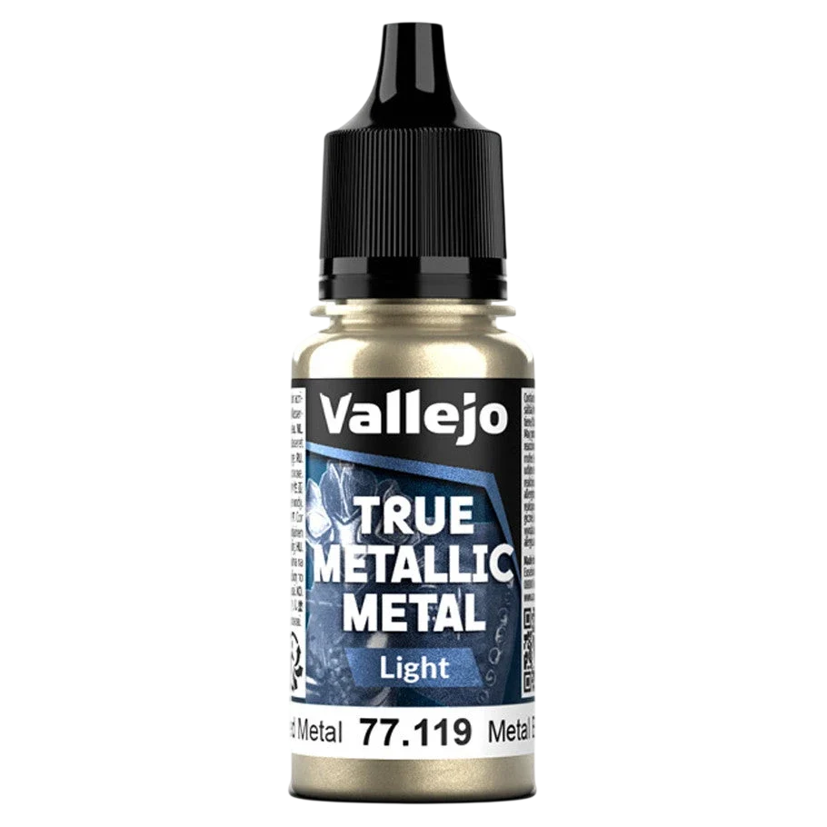 Vallejo True Metallic Metal: LIGHT - Aged Metal (77.119) (New in Box)
