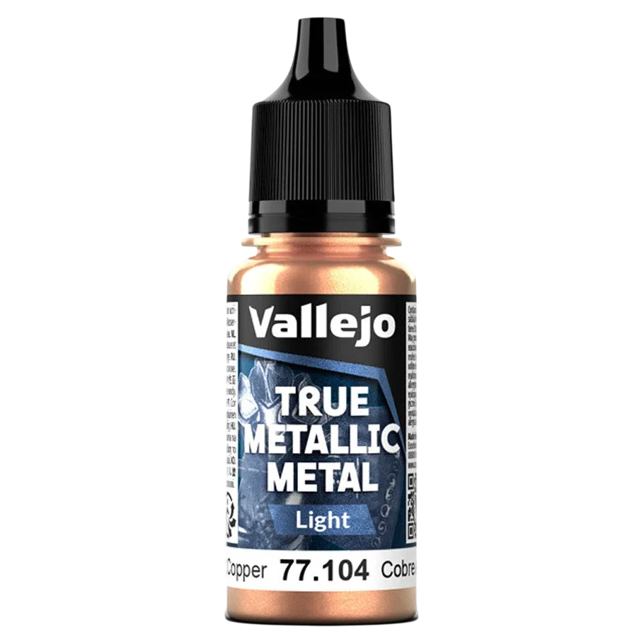 Vallejo True Metallic Metal: LIGHT - Ancient Copper (77.104) (New in Box)