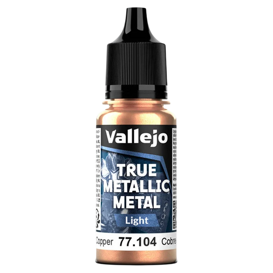 Vallejo True Metallic Metal: LIGHT - Ancient Copper (77.104) (New in Box)