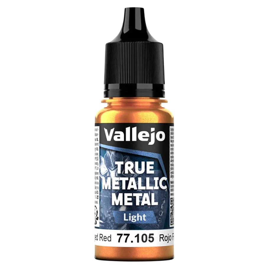 Vallejo True Metallic Metal: LIGHT - Forged Red (77.105) (New in Box)
