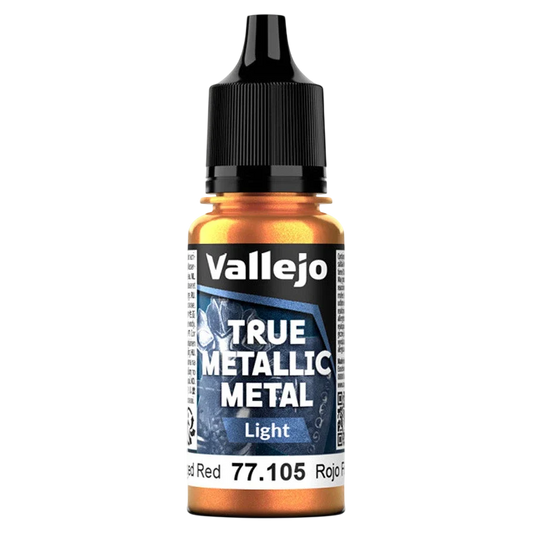 Vallejo True Metallic Metal: LIGHT - Forged Red (77.105) (New in Box)