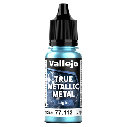 Vallejo True Metallic Metal: LIGHT - Hydra Turquoise (77.112) (New in Box)