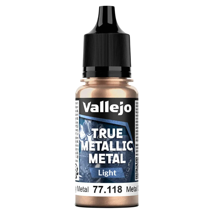 Vallejo True Metallic Metal: LIGHT - Rusty Metal (77.118) (New in Box)