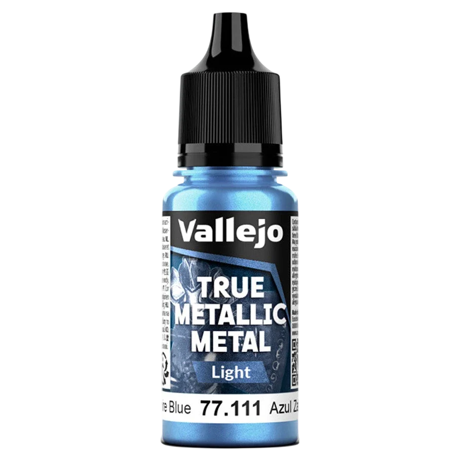 Vallejo True Metallic Metal: LIGHT - Sapphire Blue (77.111) (New in Box)