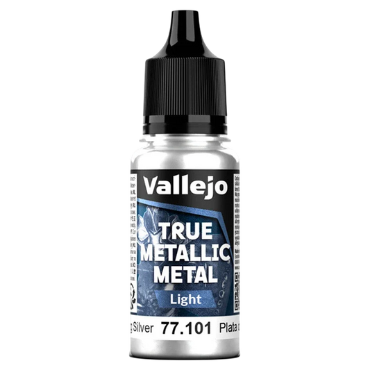 Vallejo True Metallic Metal: LIGHT - Sterling Silver (77.101)